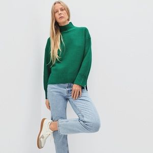 Everlane Cashmere Stroopwafel Turtleneck.